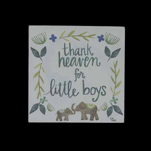 Thank Heaven for Little Boys, Box Sign - Picture 4 of 5
